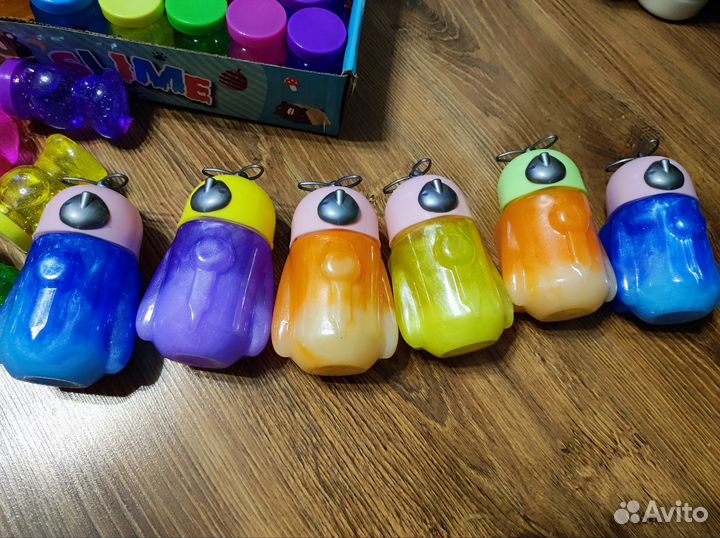 Слаймы с блёстками