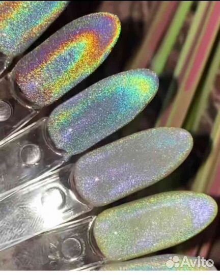 Топ с голографическим микро блеском