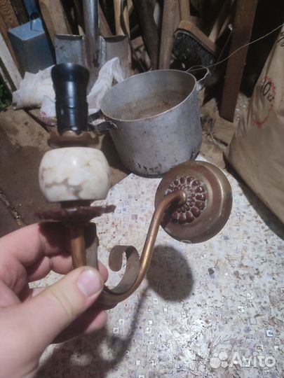 Лампа СССР настенная