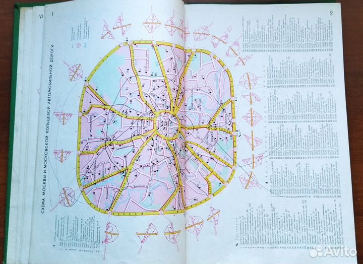 Атлас автомобильных дорог СССР 1978г