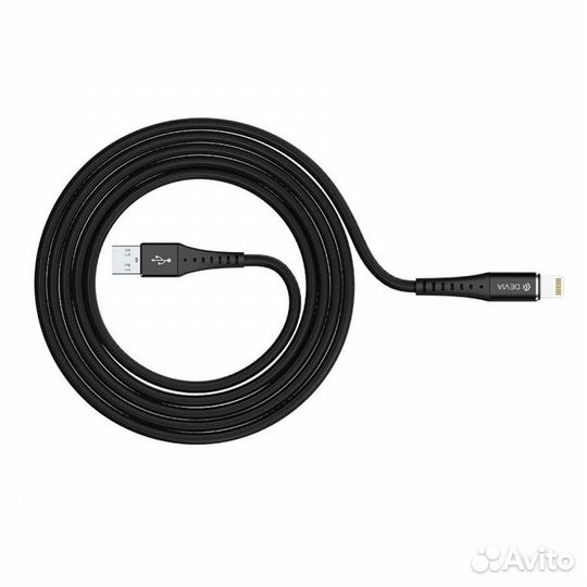 Кабель Devia Braid Series Cable Lightning - Black