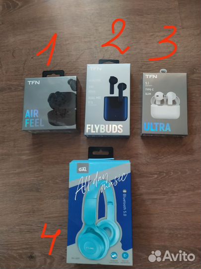 Беспроводные наушники, новые