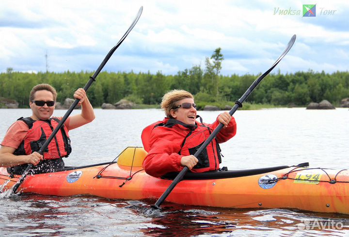 Походы выходного дня на каяках и байдарках Вуокса