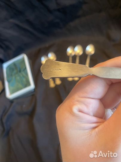 Набор чайных ложек СССР мельхиор