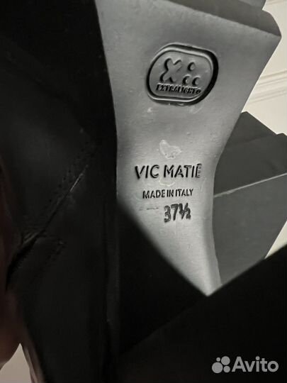 Vic Matie роскошные ботинки каблук louis vuitton