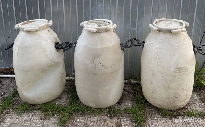 Бочка бидон на 51л пластик