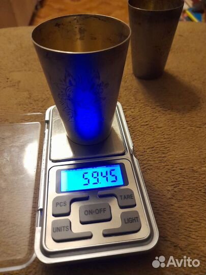 Стопка серебро 875 пробы