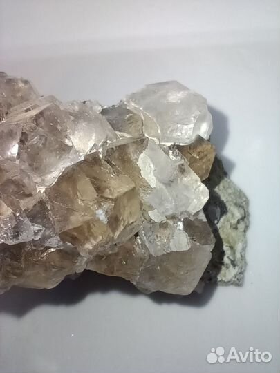 Красивая друза Оптический флюорит