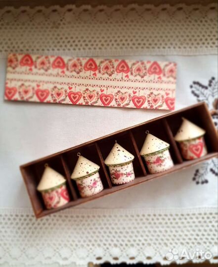 Набор елочных игрушек в пенале