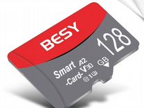 Новая карта памяти Micro SD на 128GB besy
