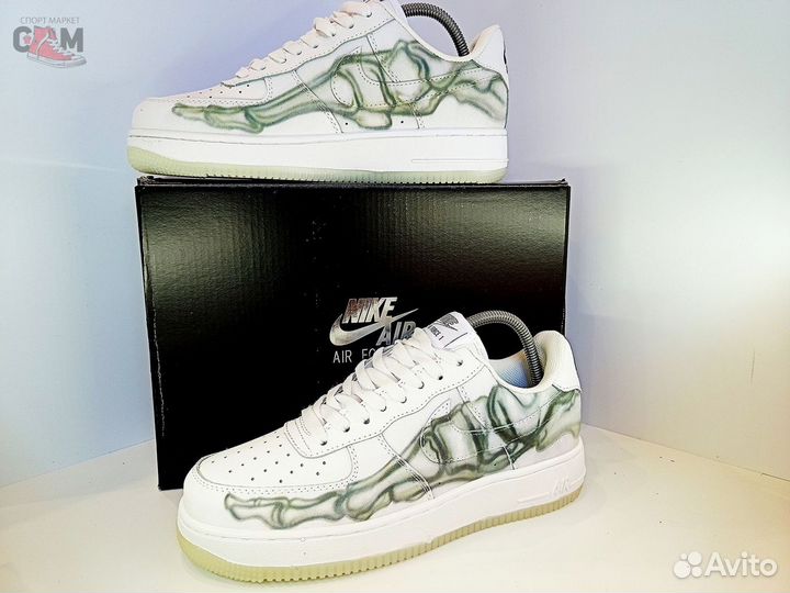 Кроссовки nike air force 1 skeleton