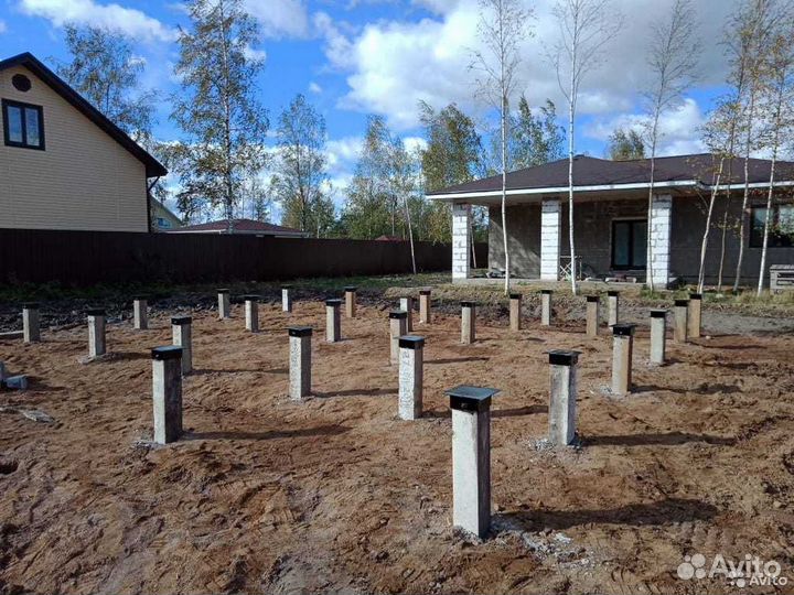 Забивные сваи. Доставка, монтаж