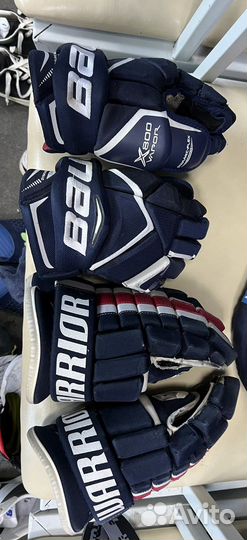 Краги bauer и warrior хоккейные 13