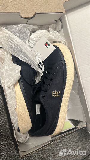 Слипоны кеды женские tommy hilfiger