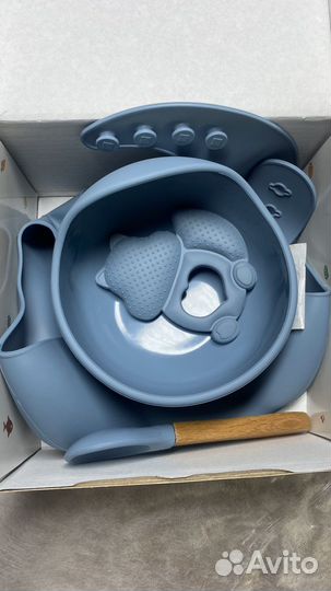 Набор детской силиконовой посуды (4 предмета)