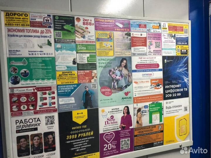 Реклама в лифтах