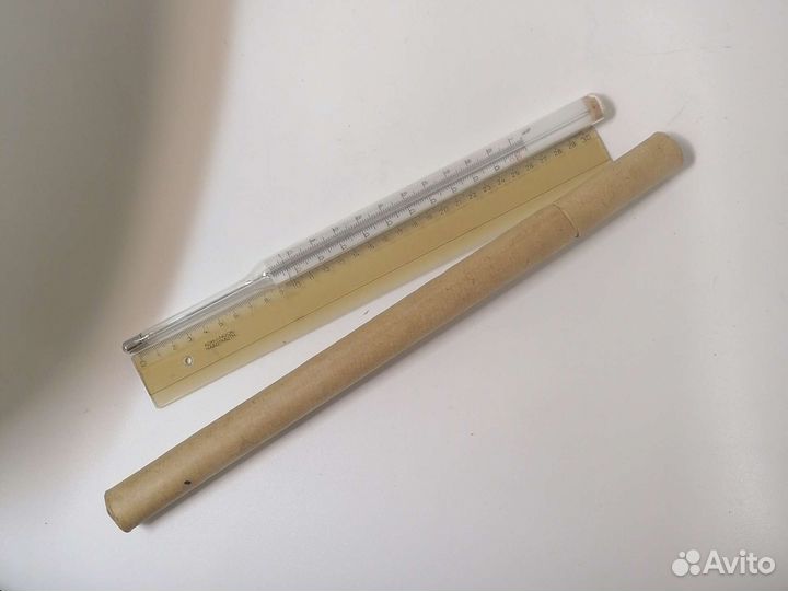 Градусник ртутный СССР большой