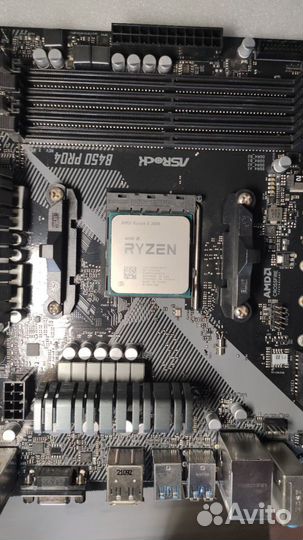 Ryzen 5 3600 комплект с Asrock b450 PRO4