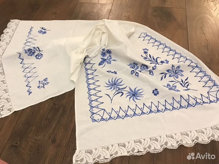 Старинная вышивка гладью