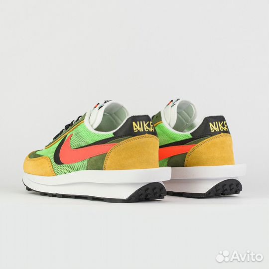 Кроссовки Nike Waffle Daybreak x sacai Green