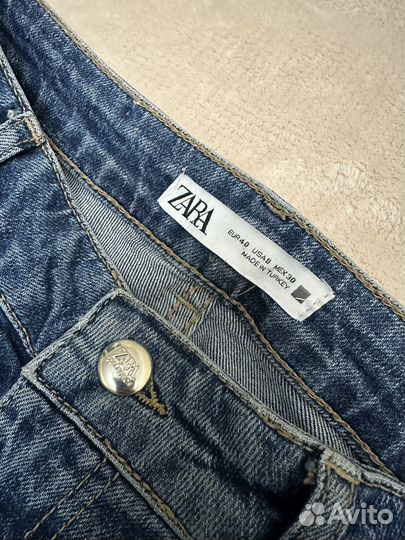 Джинсы zara eur 40