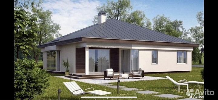 Проект одноэтажного дома