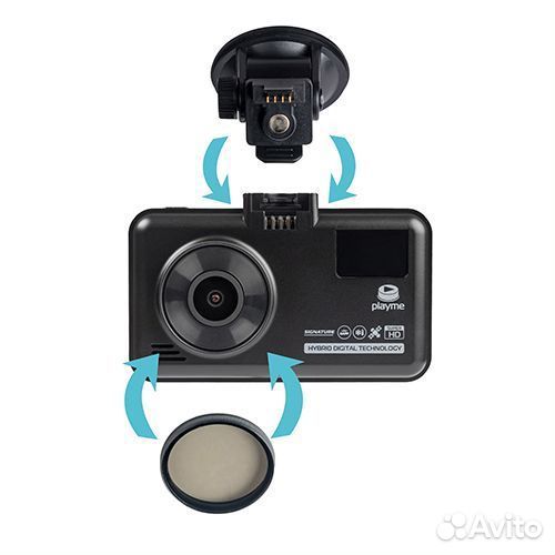 Антирадар с видеорегистратором (комбо) Playme Mark