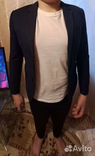 Пиджак hm на мальчика 146