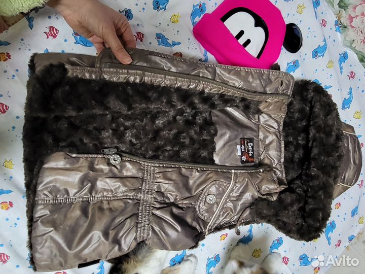 Меховая жилетка на 3-4 года