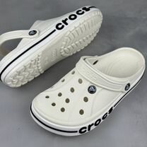 Шлепанцы Crocs белые мужские