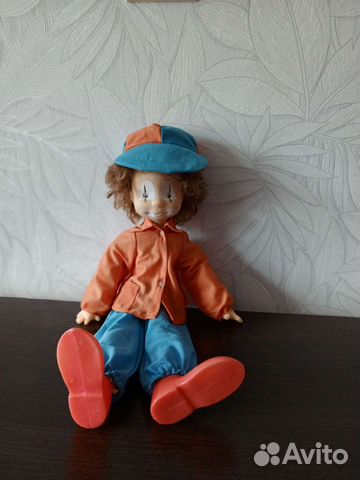 Кукла клоун производства СССР