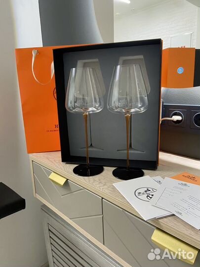 Бокалы для вина hermes
