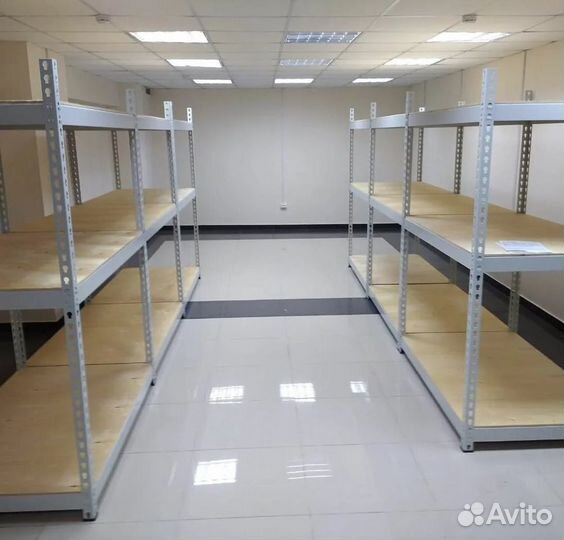 Складские металлические стеллажи мкф