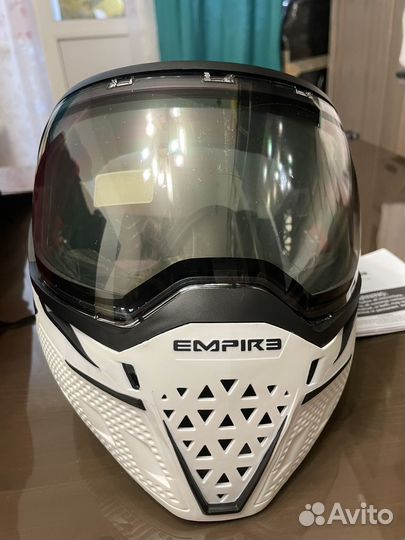 Маска для пейнтбола empire EVS white/black