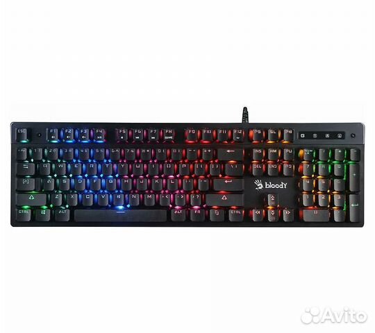 Клавиатура A4Tech Bloody B500N, серый