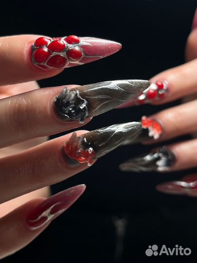 Маникюр, наращивание ногтей, любые дизайны