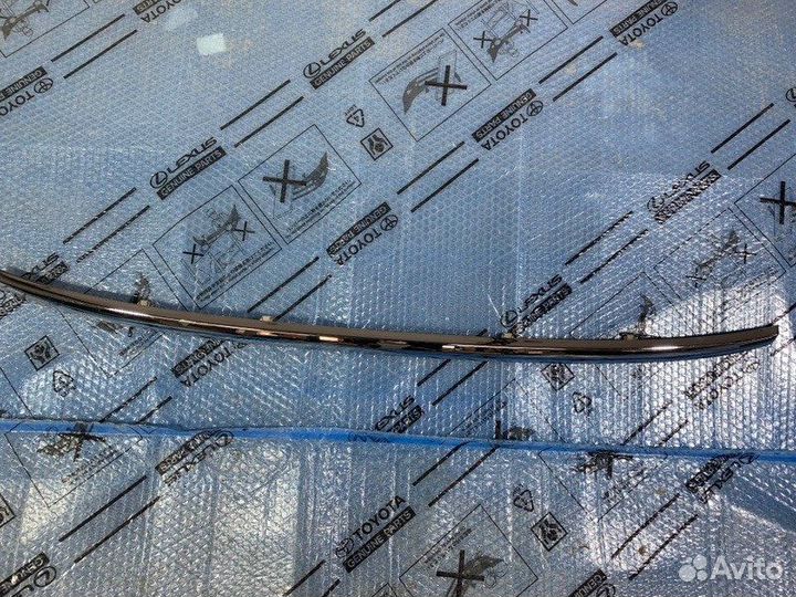 Хром бампера передний Toyota Highlander 3 2013