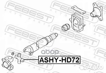 Крестовина карданного вала 35x106.5 hyundai