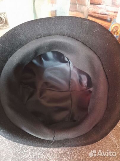Шляпа женская черная