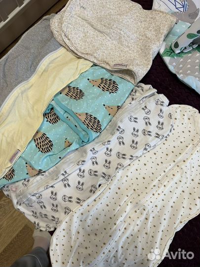 Пеленка кокон для новорожденных