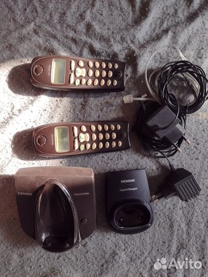 Двухтрубочный dect телефон Siemens GigasetC100