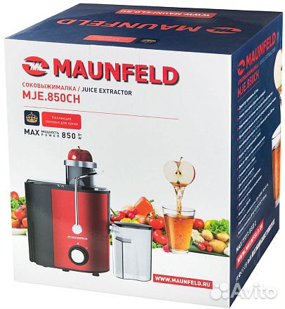 Соковыжималка maunfeld MJE.850CH