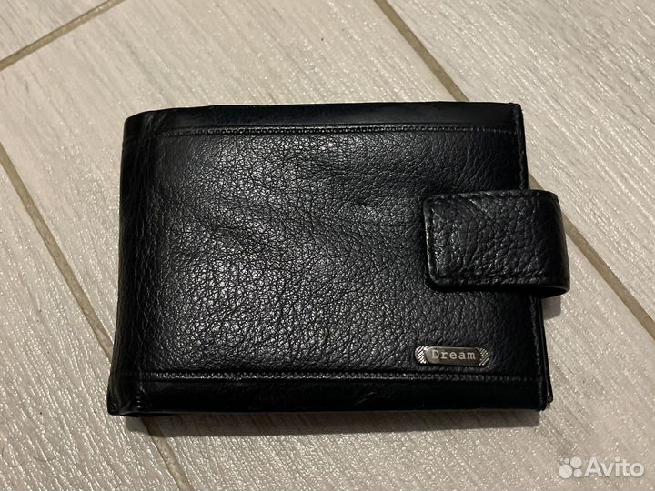 Кошелек мужской кожаный