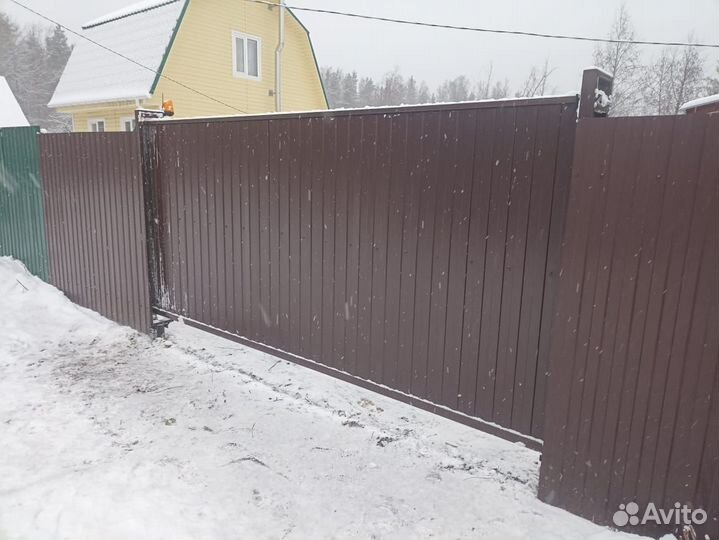 Откатные ворота 4000х2000мм q-2167