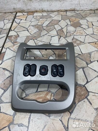 Накладка консоли панели приборов Renault Logan