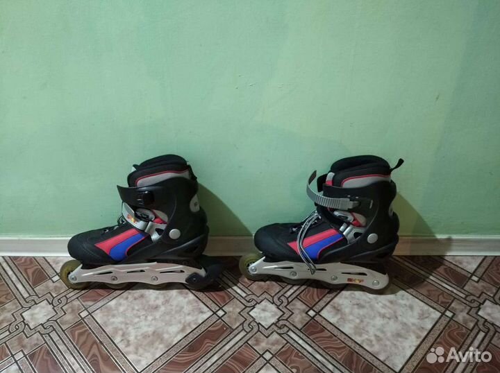 Роликовые коньки мужские 42-43р