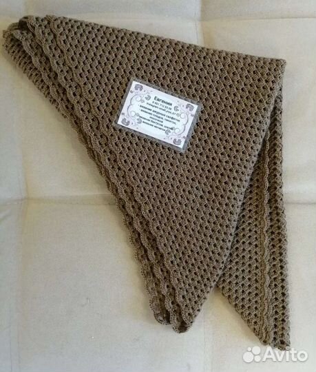 Шаль-Бактус ручной работы