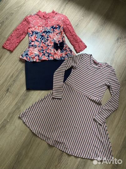 Вещи пакетом на девочку 7-9 лет