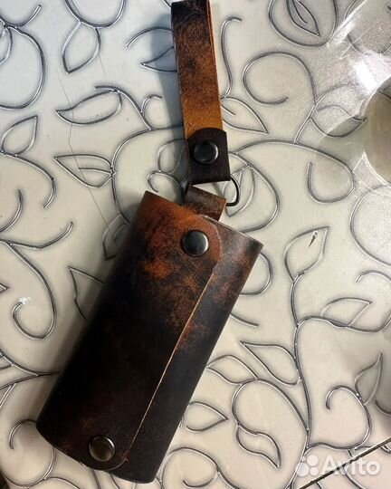 Ключница кожаная новая