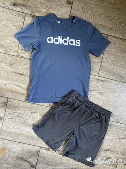 Футболка и шорты Adidas на 164 см